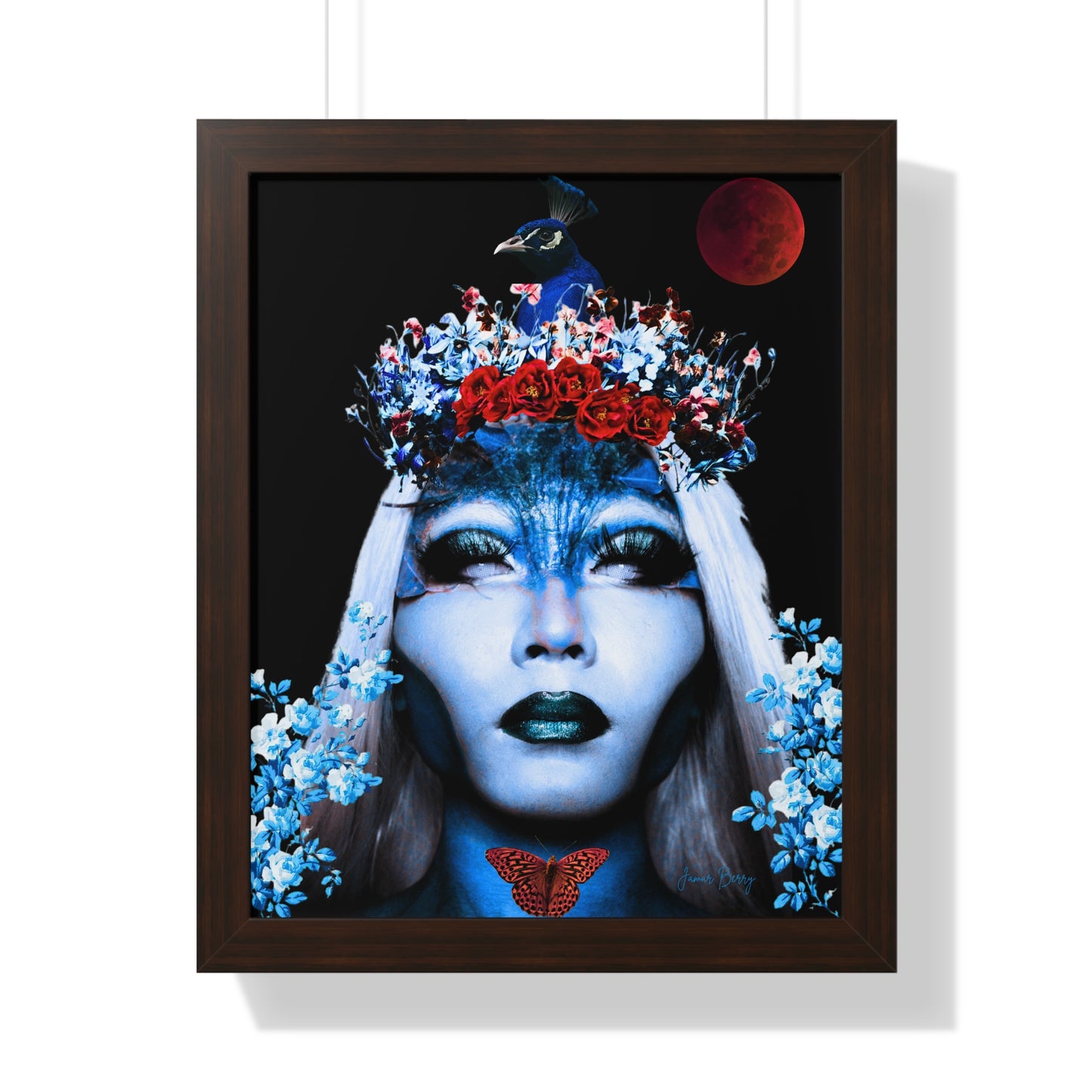 Vala Viking Goddess By Jamar Berry - (Limited Circulation Framed Print)