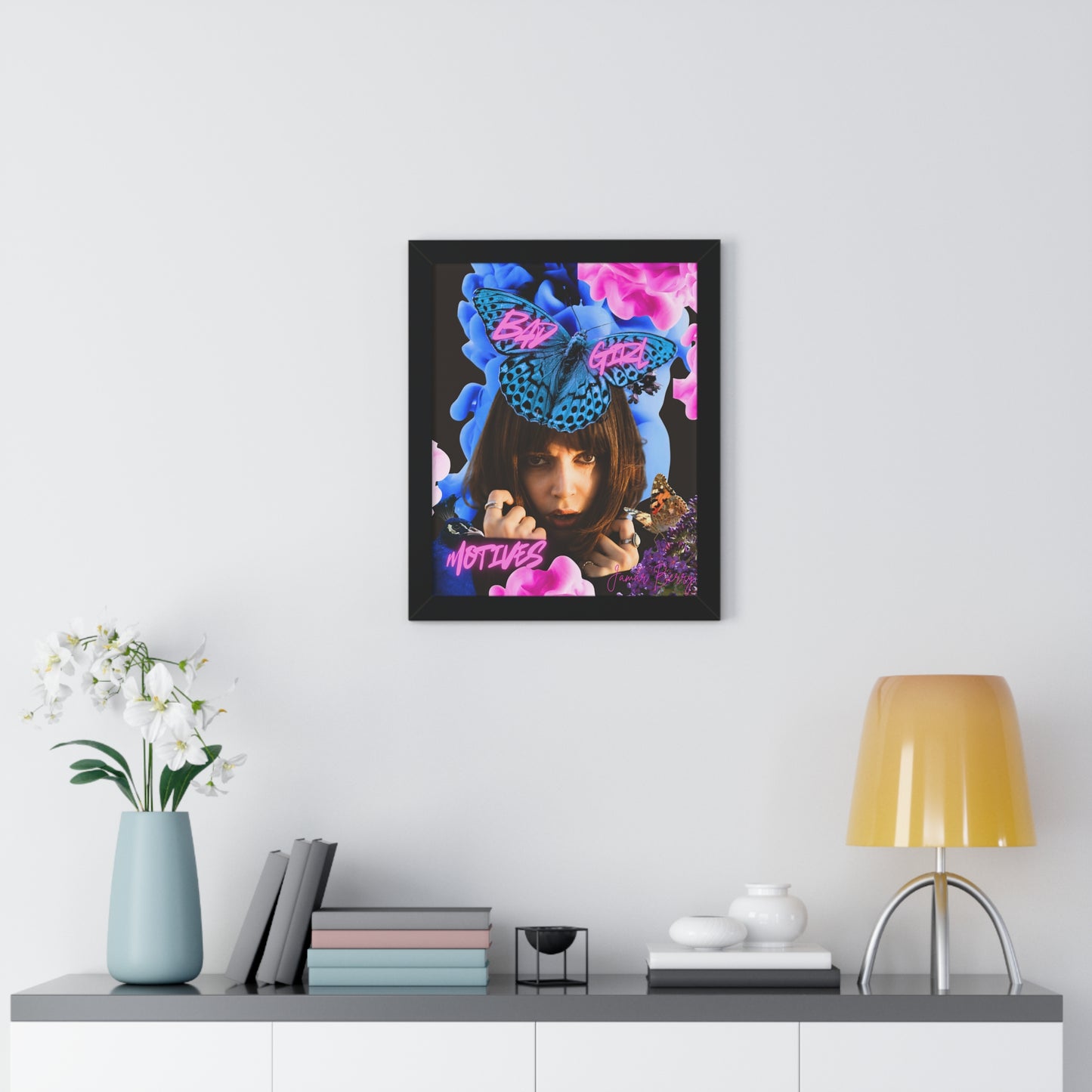 Bad Girl Motives By Jamar Berry - (Limited Circulation Framed Print)