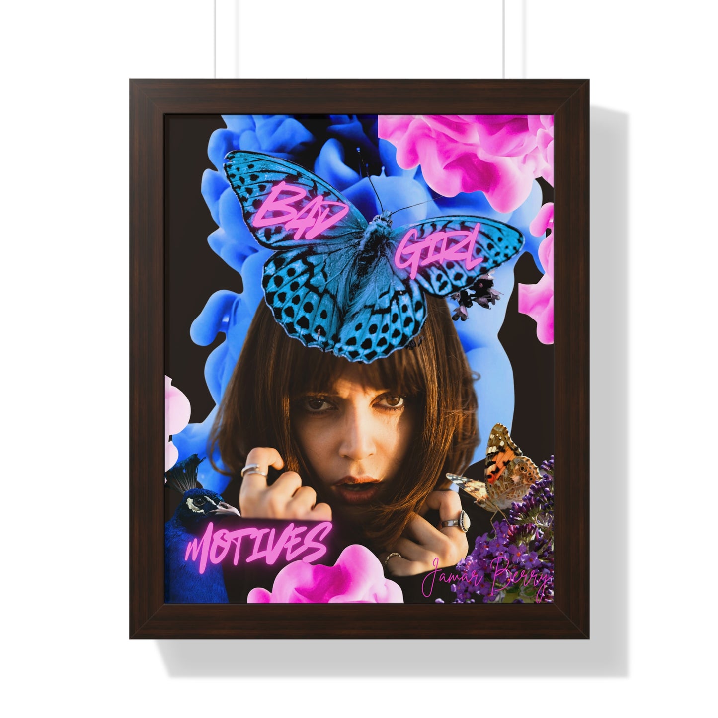 Bad Girl Motives By Jamar Berry - (Limited Circulation Framed Print)