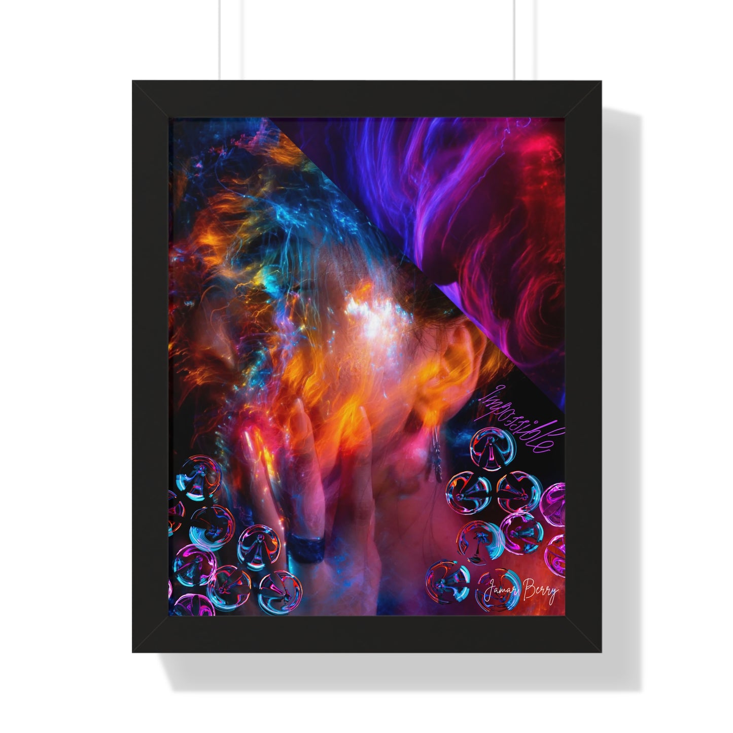Impossible Dimension By Jamar Berry - (Limited Circulation Framed Print)
