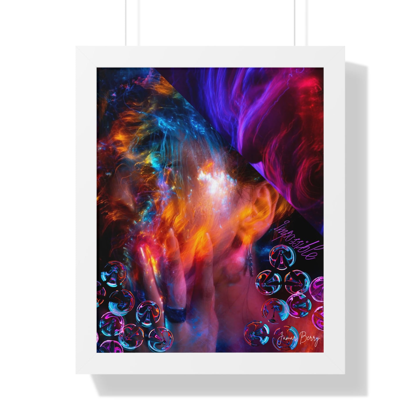 Impossible Dimension By Jamar Berry - (Limited Circulation Framed Print)
