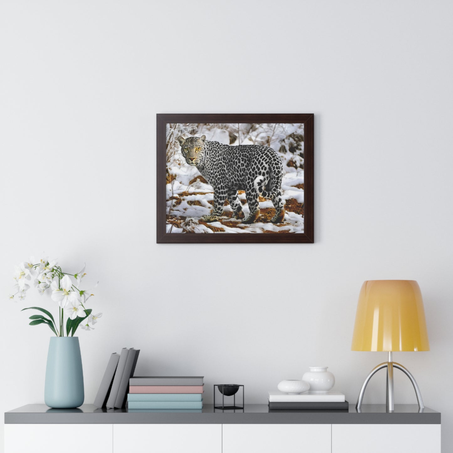 Wildlife Leopard Framed Poster