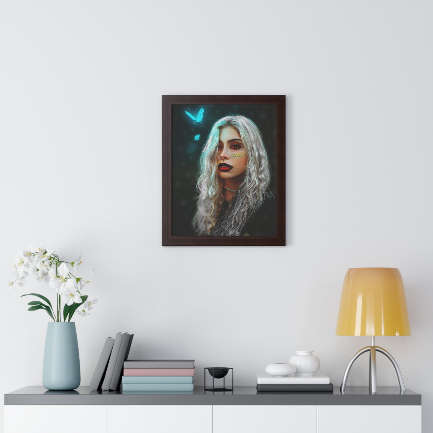 The Serpent Princess By Damian Berry - (Limited Circulation Framed Print)