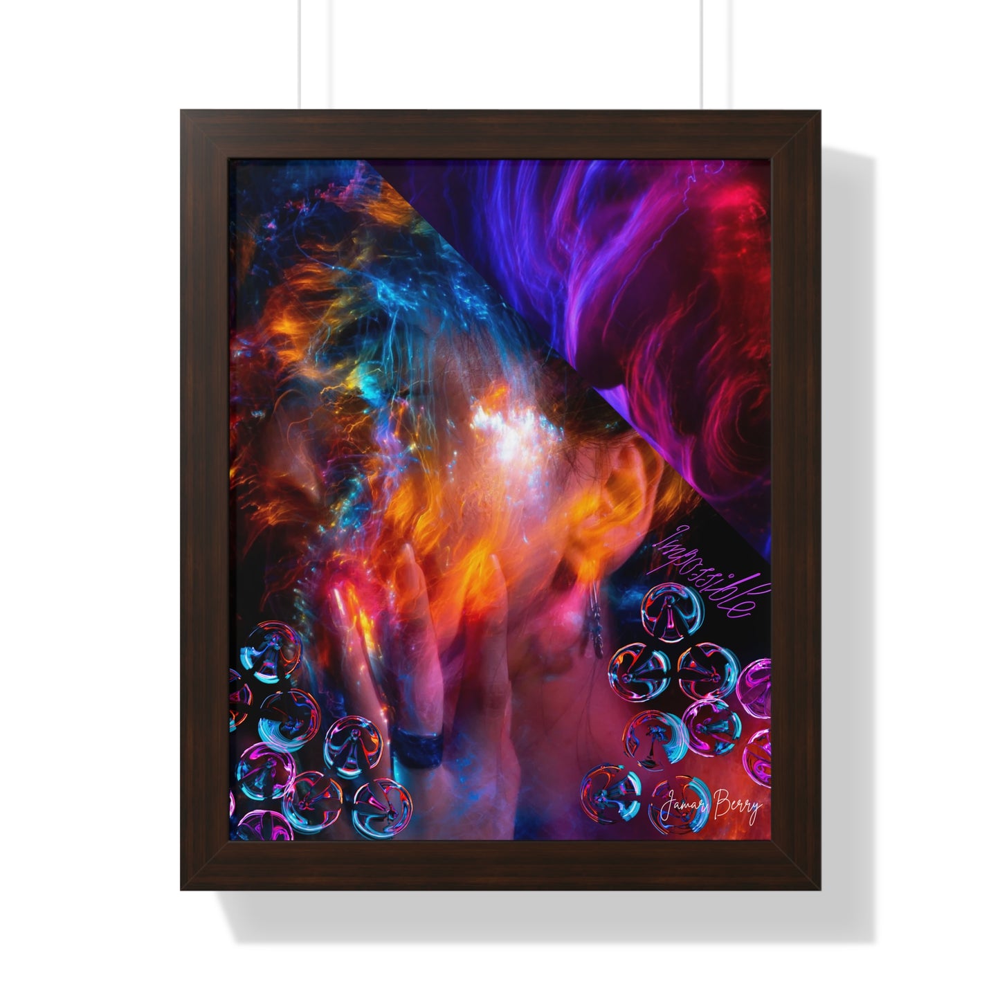 Impossible Dimension By Jamar Berry - (Limited Circulation Framed Print)