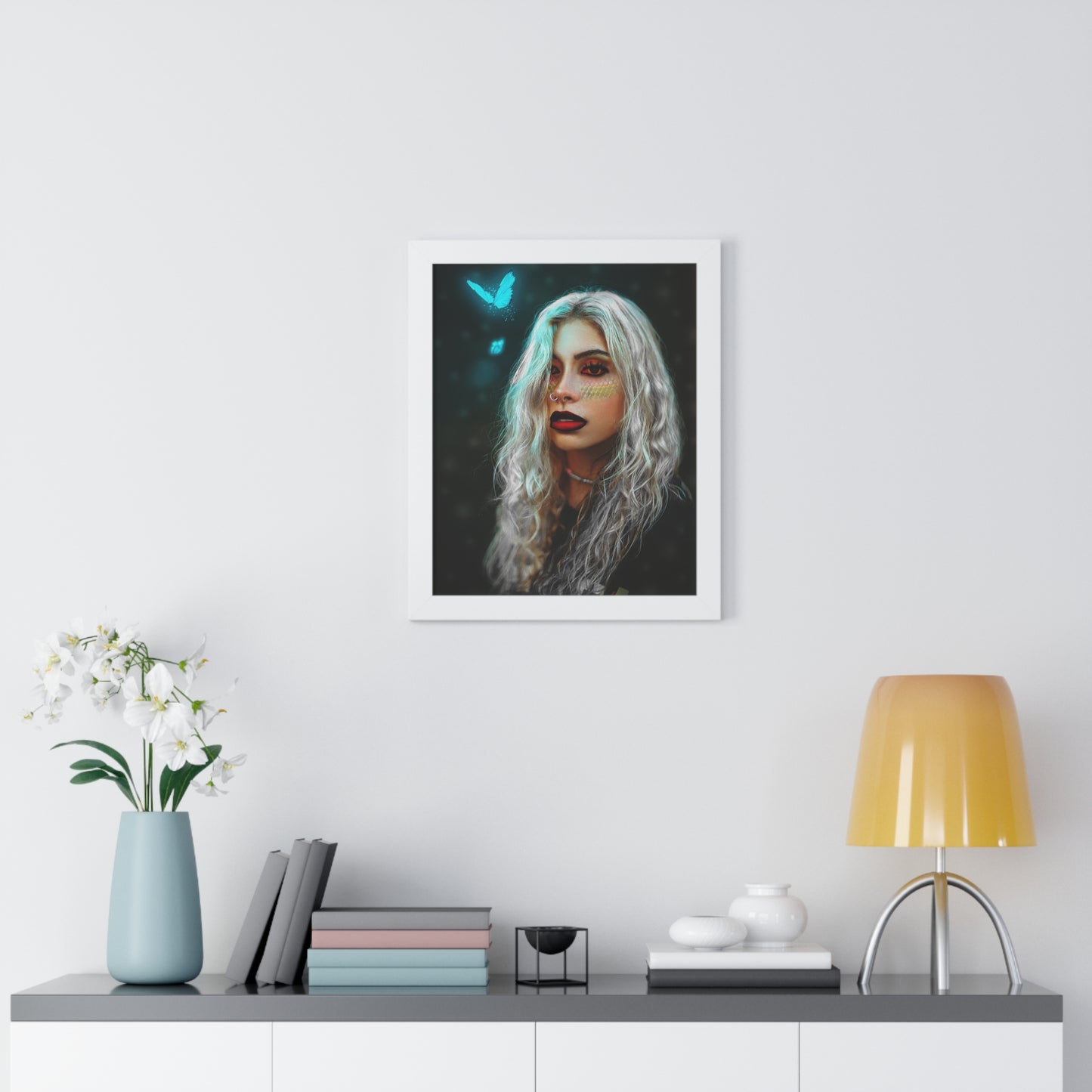 The Serpent Princess By Damian Berry - (Limited Circulation Framed Print)