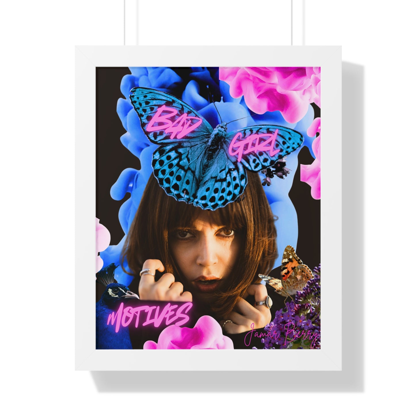 Bad Girl Motives By Jamar Berry - (Limited Circulation Framed Print)