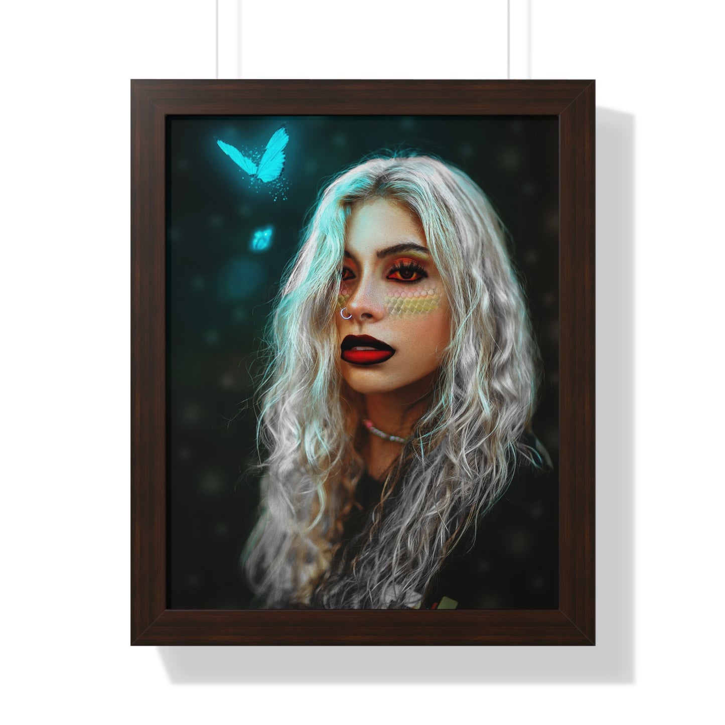 The Serpent Princess By Damian Berry - (Limited Circulation Framed Print)